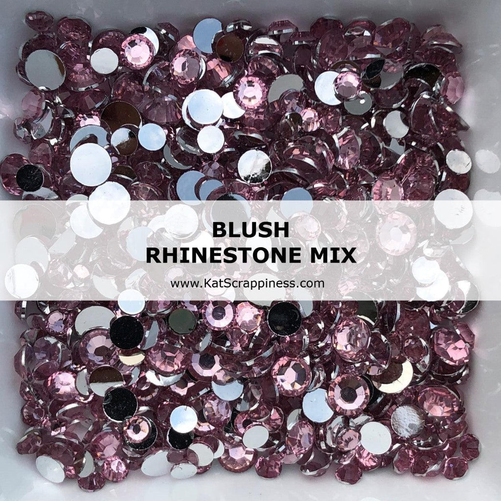 Blush Rhinestone Mix