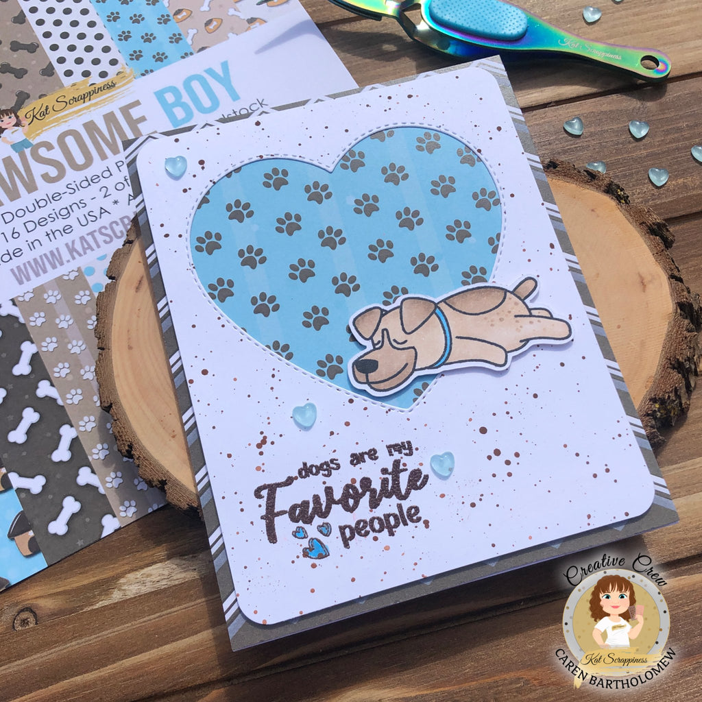 Pawsome Dogs Sentiments Stamp Set