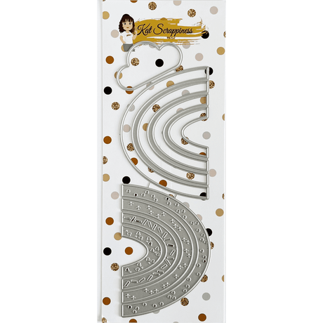 Confetti Party Rainbow Craft Dies