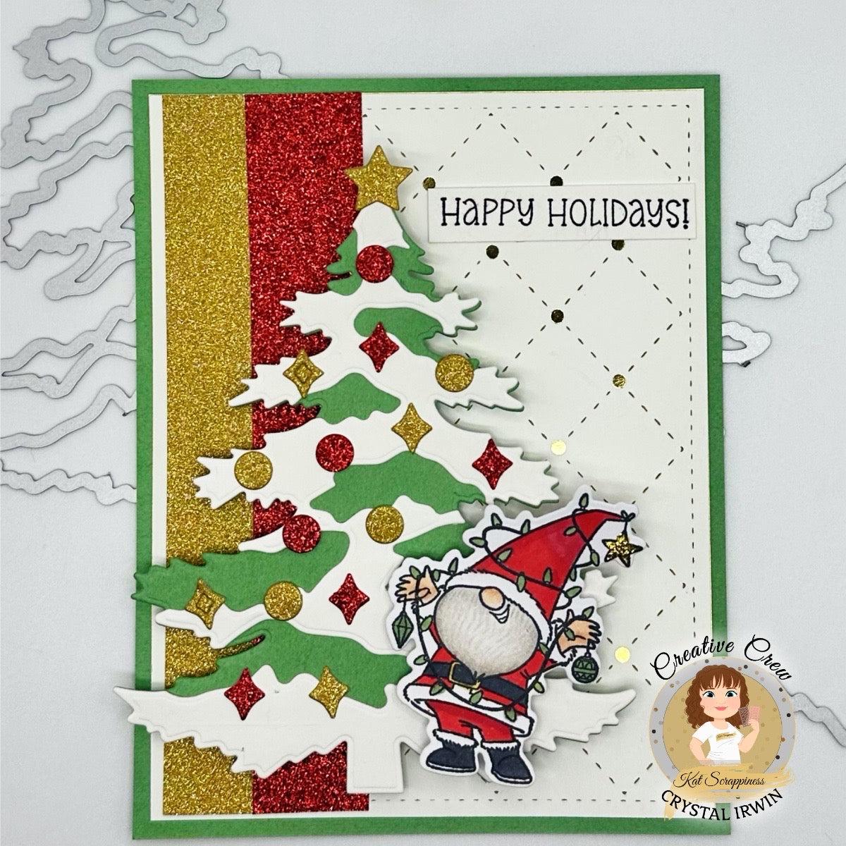 Christmas Bubble Spots Line Metal Cutting Dies Card Making Embossing Craft  US