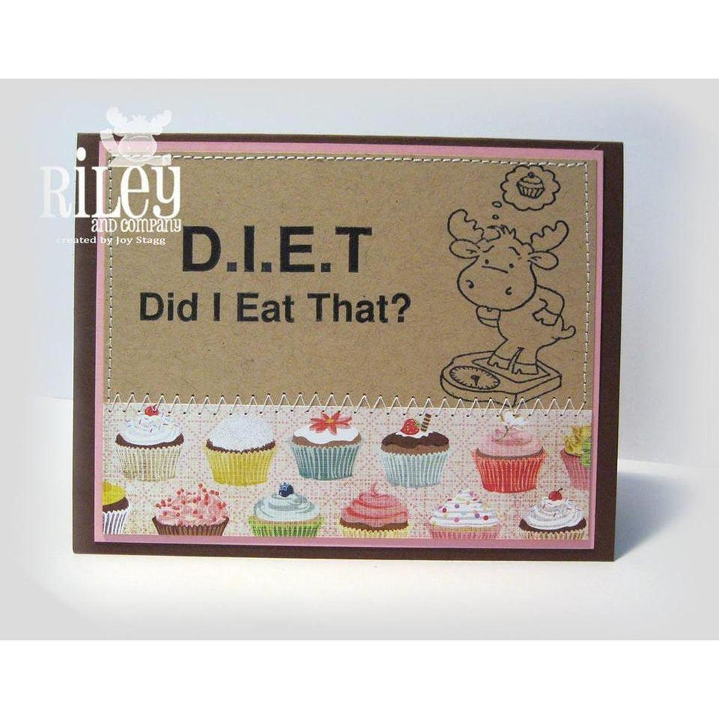 DIET Cling Stamp by Riley & Co - Kat Scrappiness