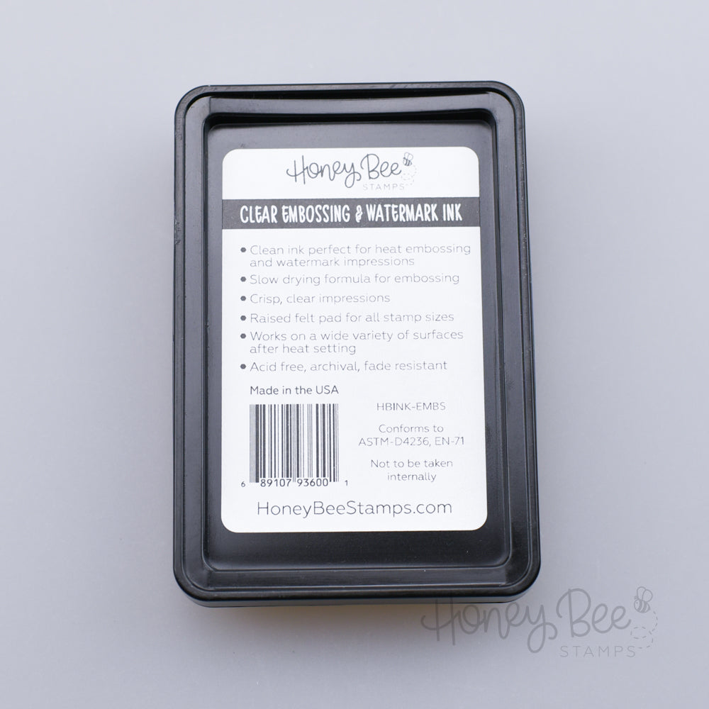 Bee Creative Ink Pad - Clear Embossing And Watermark Ink by Honey Bee Stamps