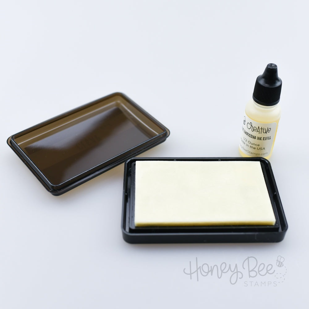 Bee Creative Ink Pad - Clear Embossing And Watermark Ink by Honey
