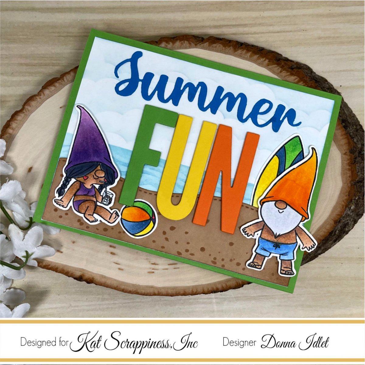 Summer Gnome Stamp Set