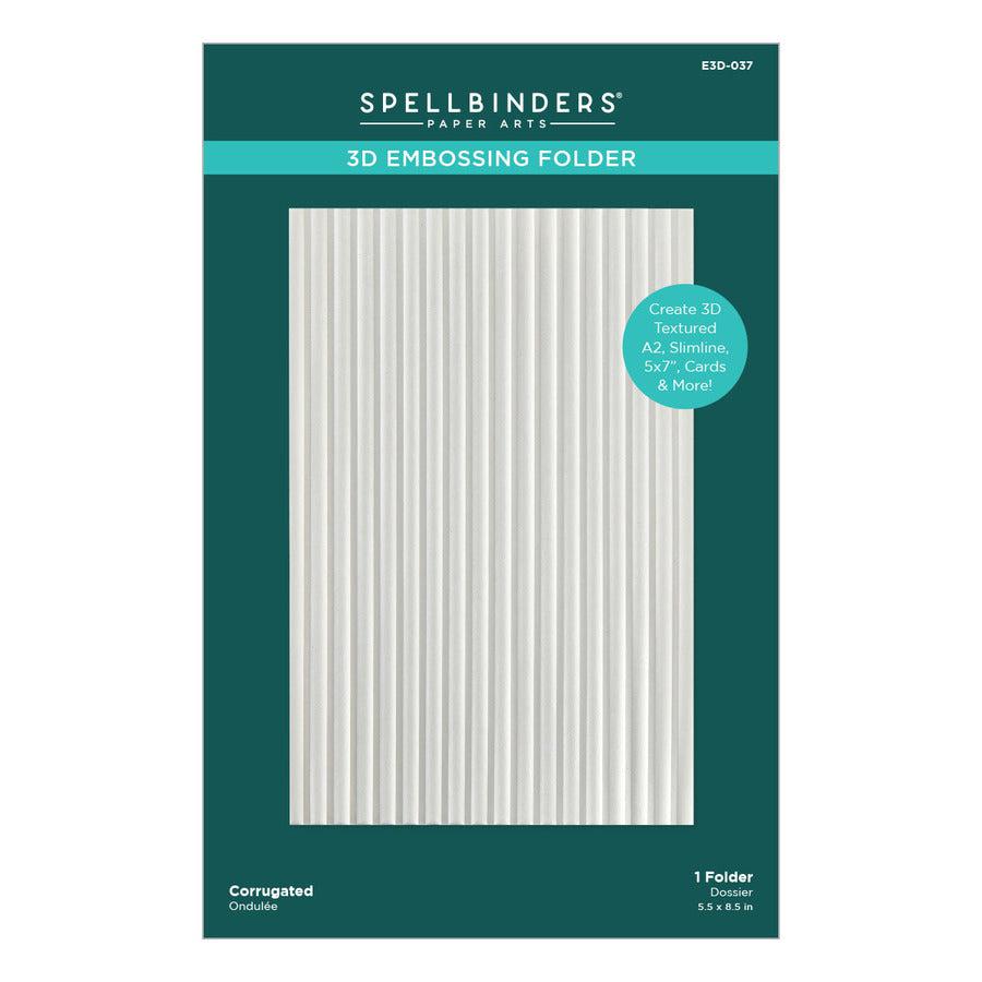 Corrugated 3D Embossing Folder by Spellbinders