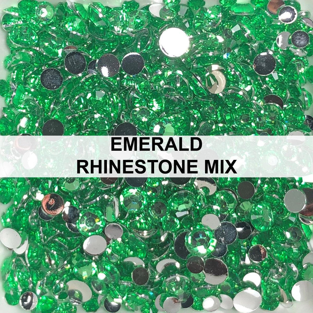 Emerald Rhinestone Mix