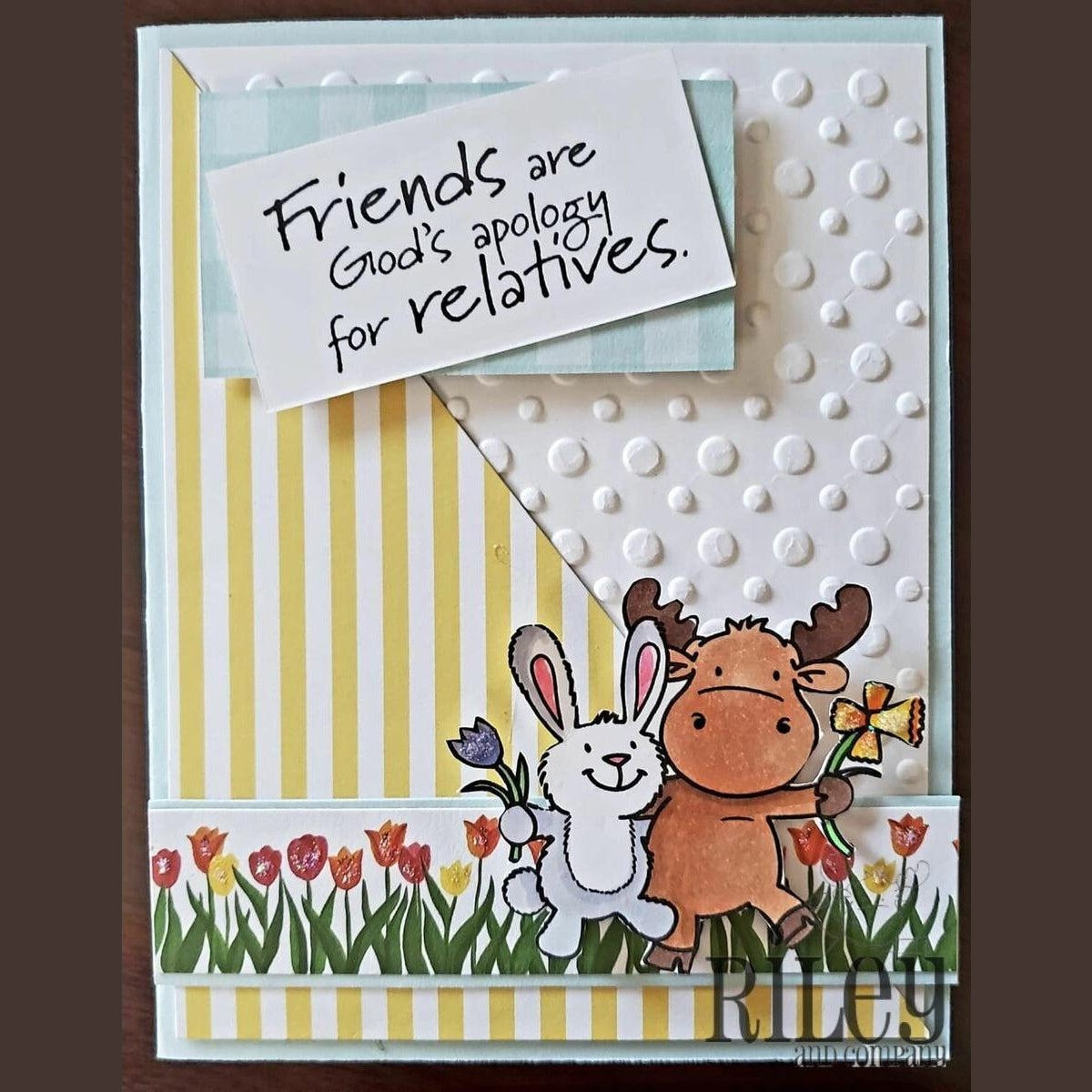 Friends Are Cling Stamp by Riley & Co