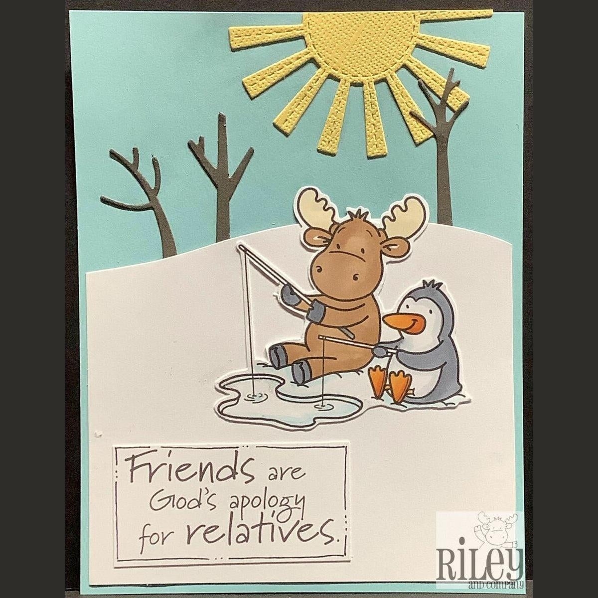 Friends Are Cling Stamp by Riley & Co