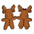 Gingerbread Riley & Sophie Cling Stamp by Riley & Co