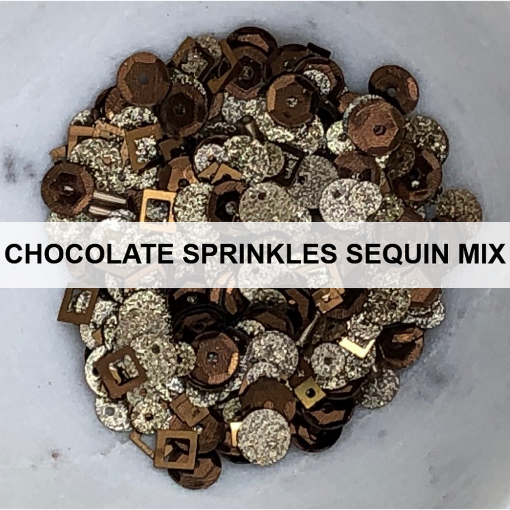 Chocolate Sprinkles Sequin Mix