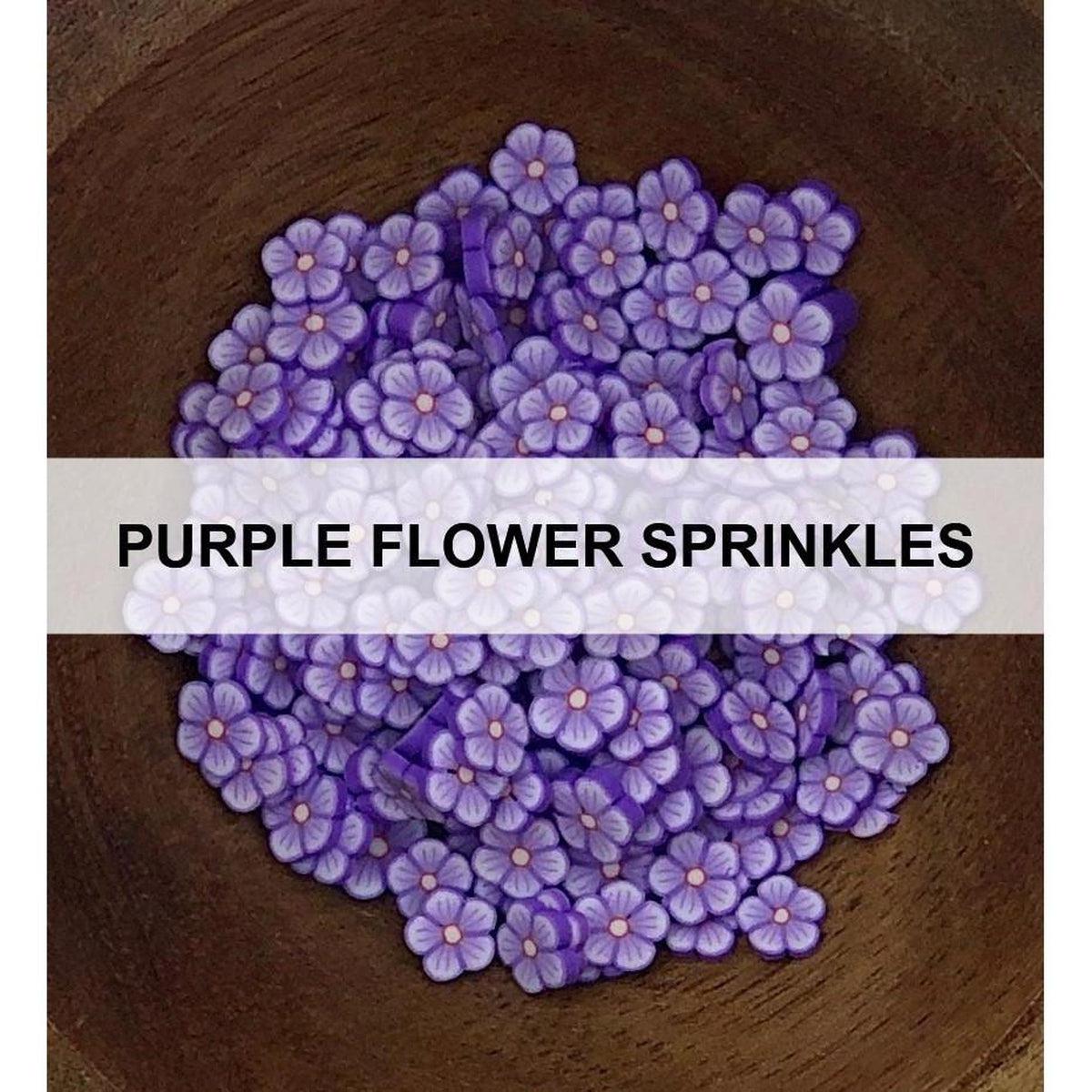 Purple Flower Sprinkles - Kat Scrappiness