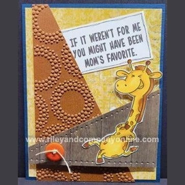 If It Weren't For Me Cling Stamp by Riley & Co