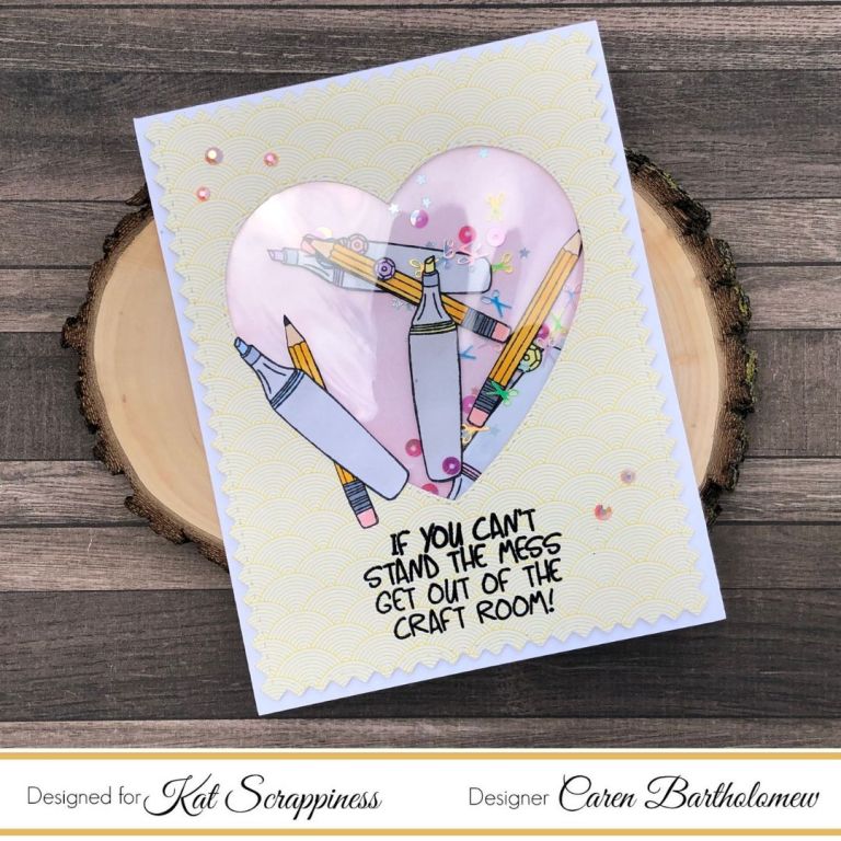 "Crafters Gonna Craft" Clear Stamp Set