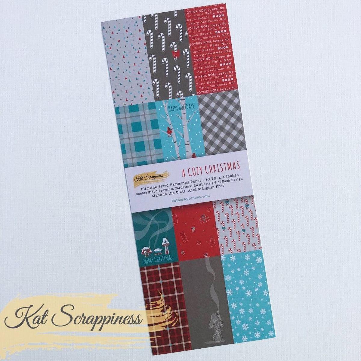 A Cozy Christmas - Slimline Paper Pad - CLEARANCE - RETIRING! - Kat  Scrappiness