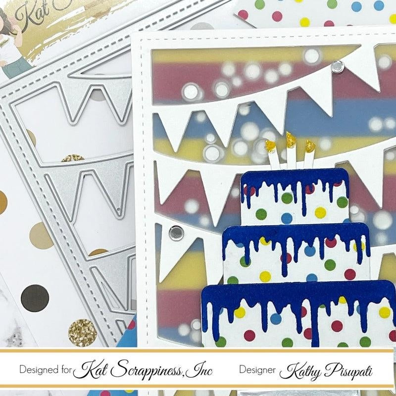 Layered Party Banner Background