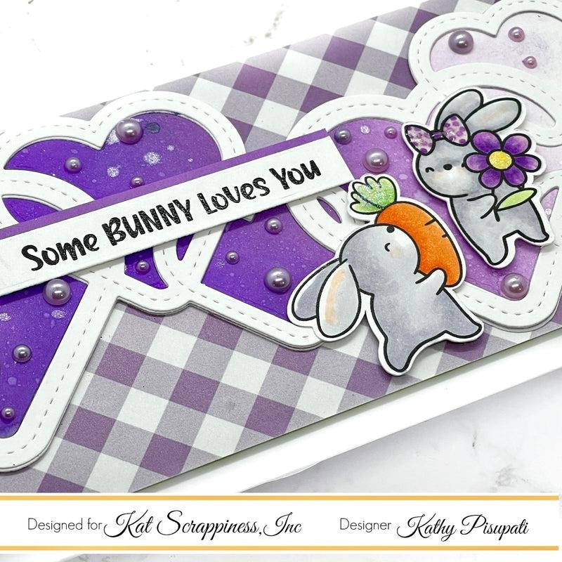 Hippity Hoppity Bunnies Clear Stamp