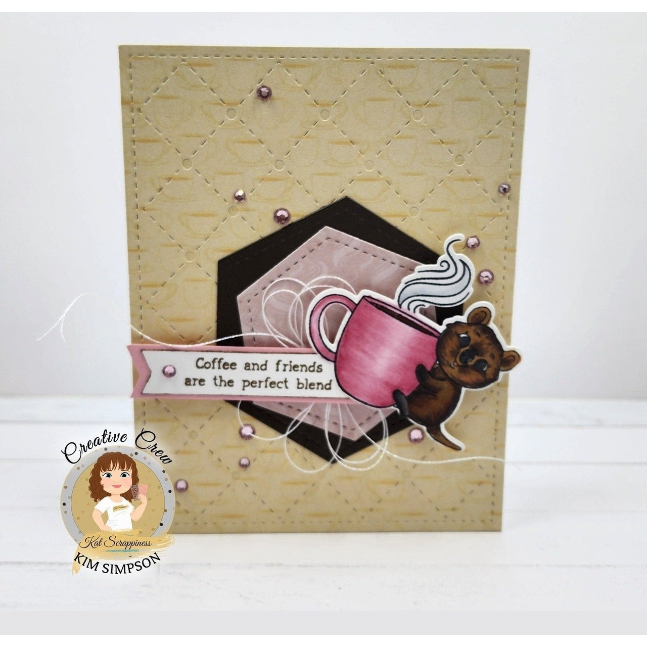 Coffee Quokka 6x6 Paper Pad