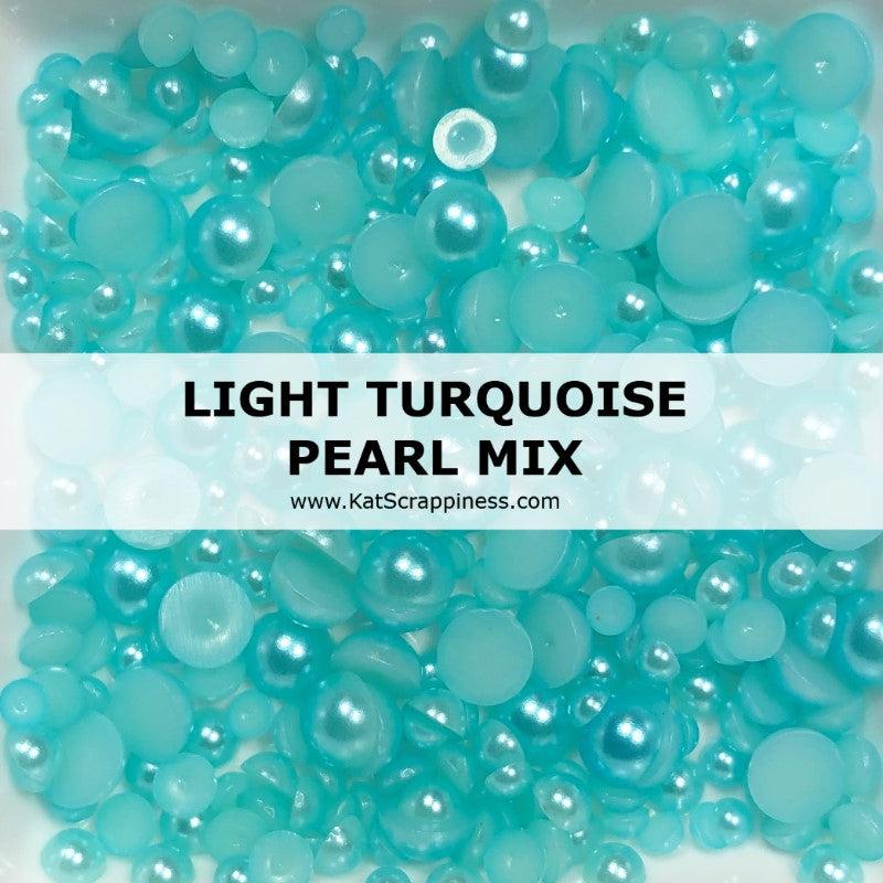 Light Turquoise Pearl Mix