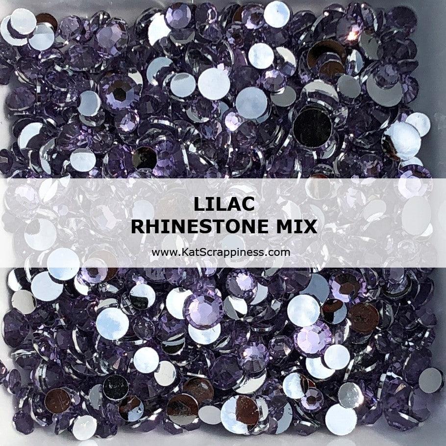 Lilac Rhinestone Mix