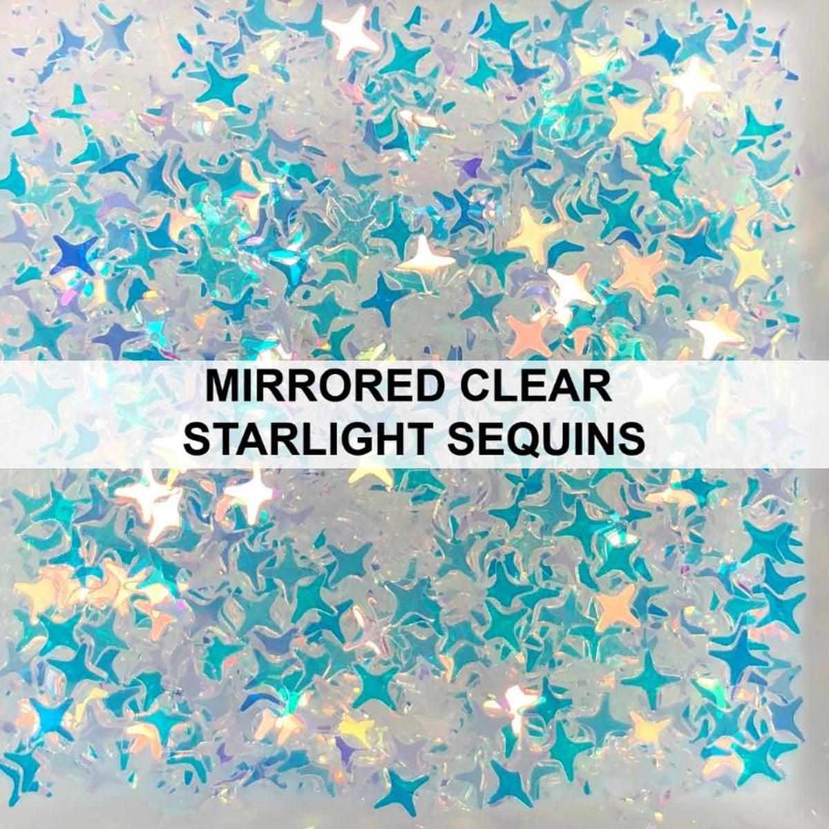 Mirrored Clear Starlight - Sequins