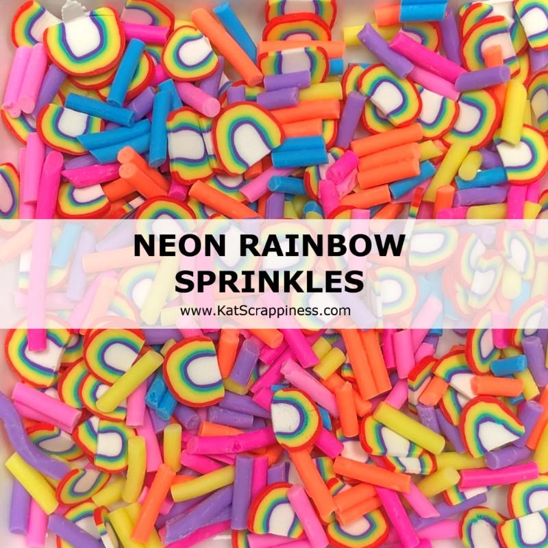 Neon Rainbow Sprinkles