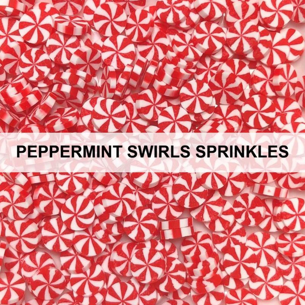 Peppermint Swirl Sprinkles for Christmas