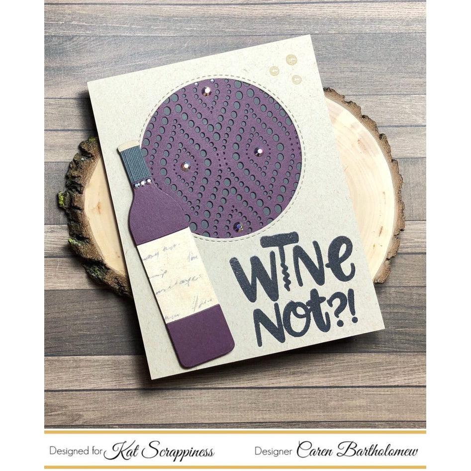 "Wine Not" 3x4 Stamp Set