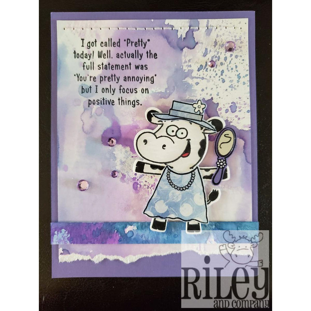 Pretty Annoying Cling Stamp by Riley & Co - Kat Scrappiness