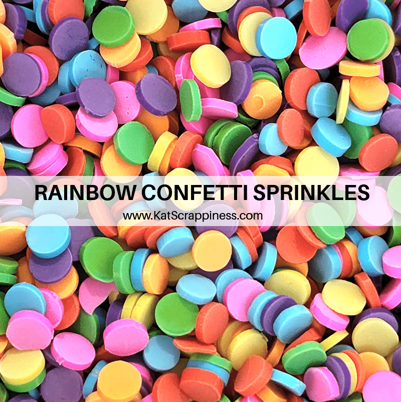 Rainbow Confetti Sprinkles
