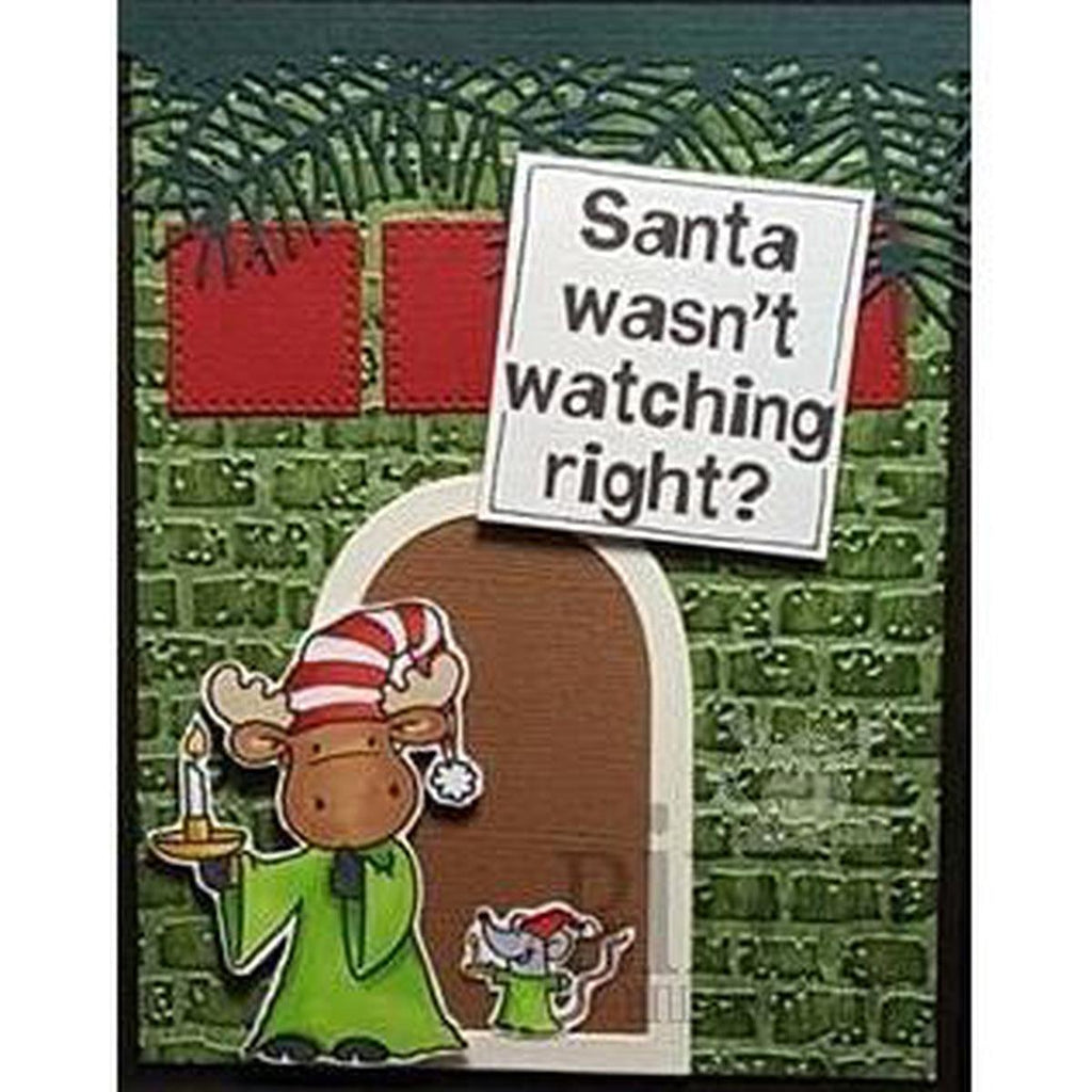 Santa Wasn't Watching Right? Stamp by Riley & Co