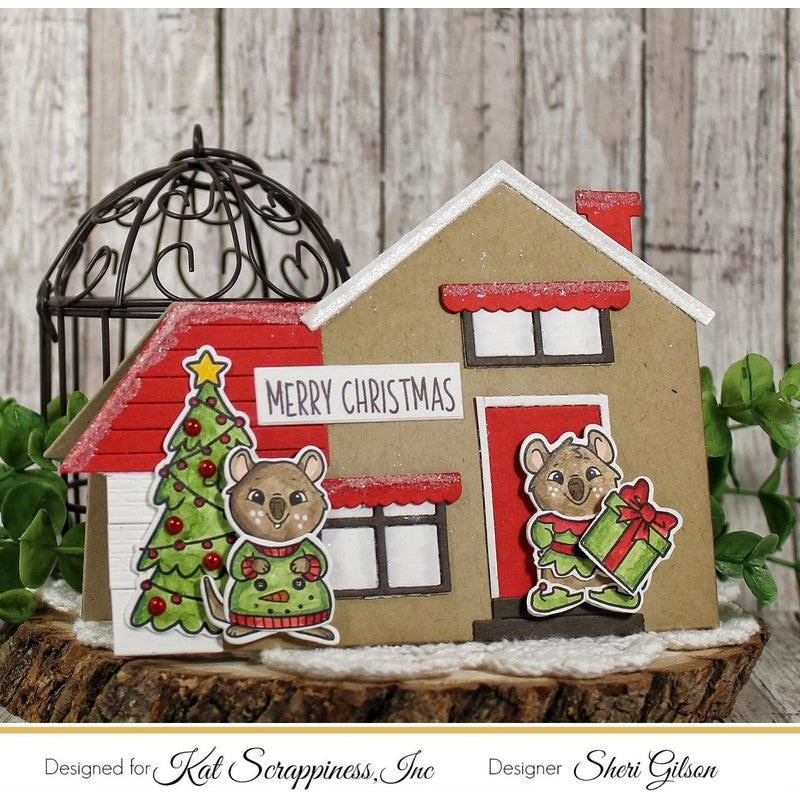 Quokka Christmas Costume Add On Stamp Set