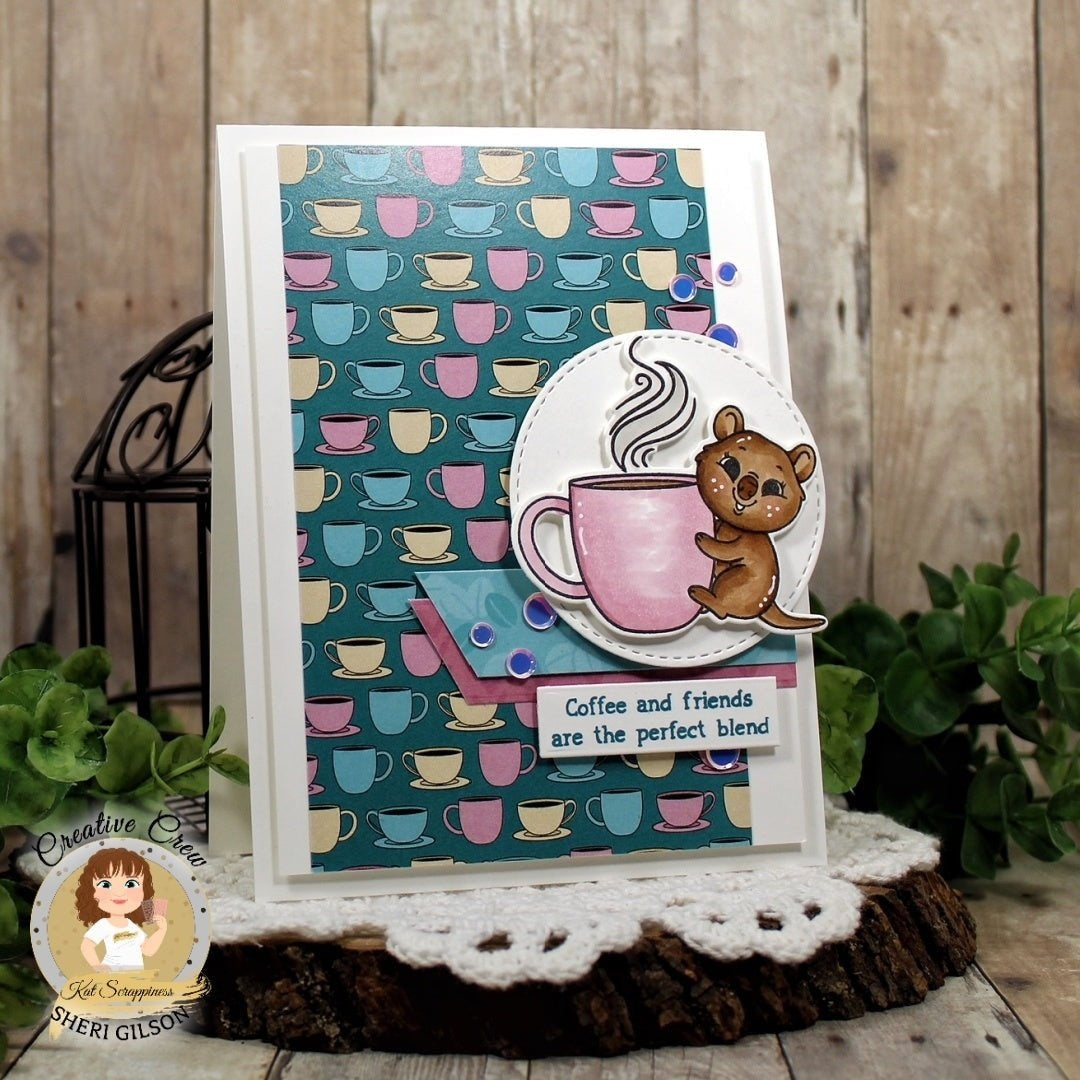 Coffee Quokka Stamp Set