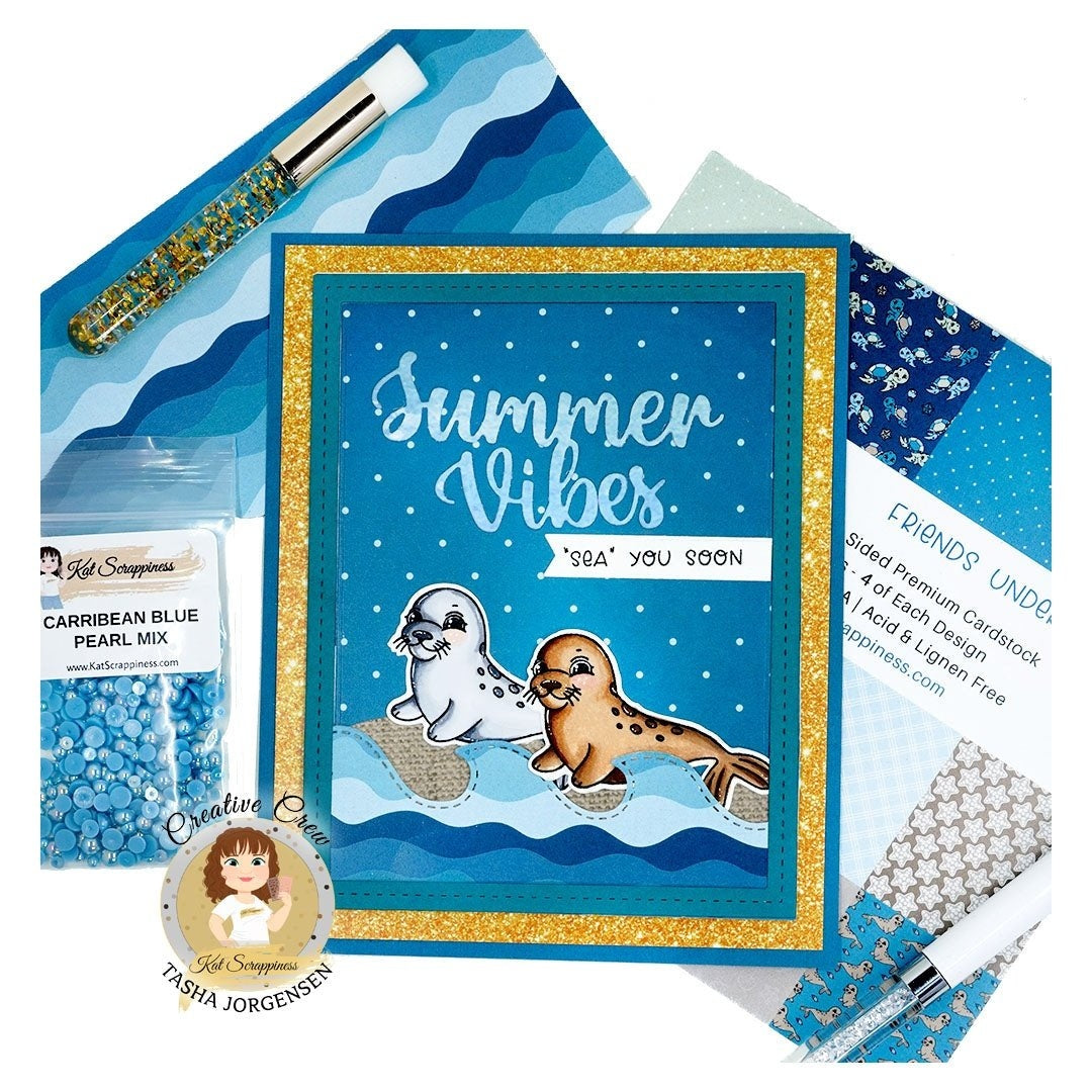 Summer Vibes Shadow Sentiment Craft Die