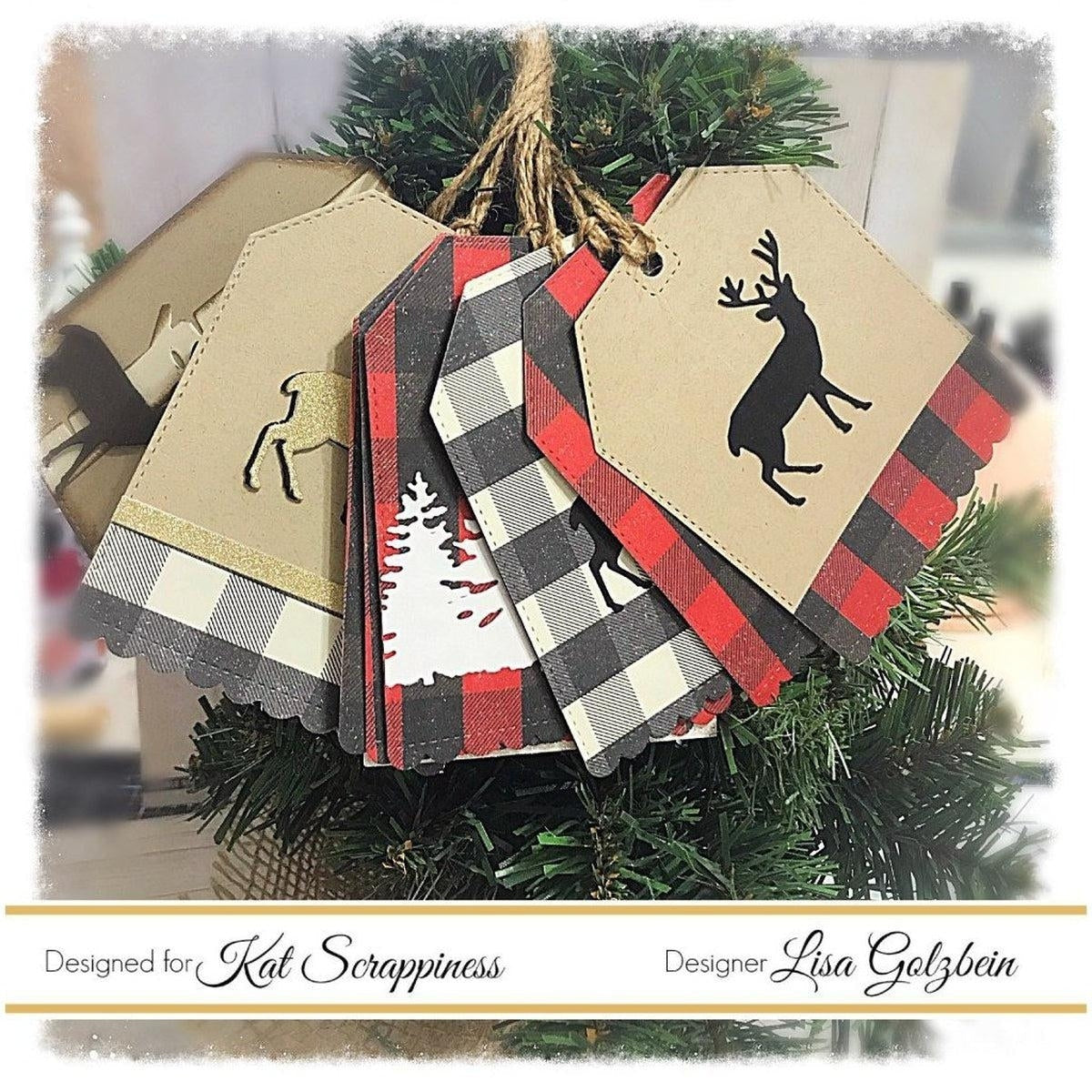 Stitched Scalloped Nesting Tags Dies by Kat Scrappiness - Kat Scrappiness