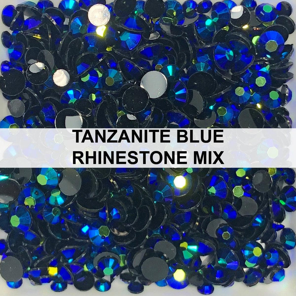 Tanzanite Blue Rhinestone Mix