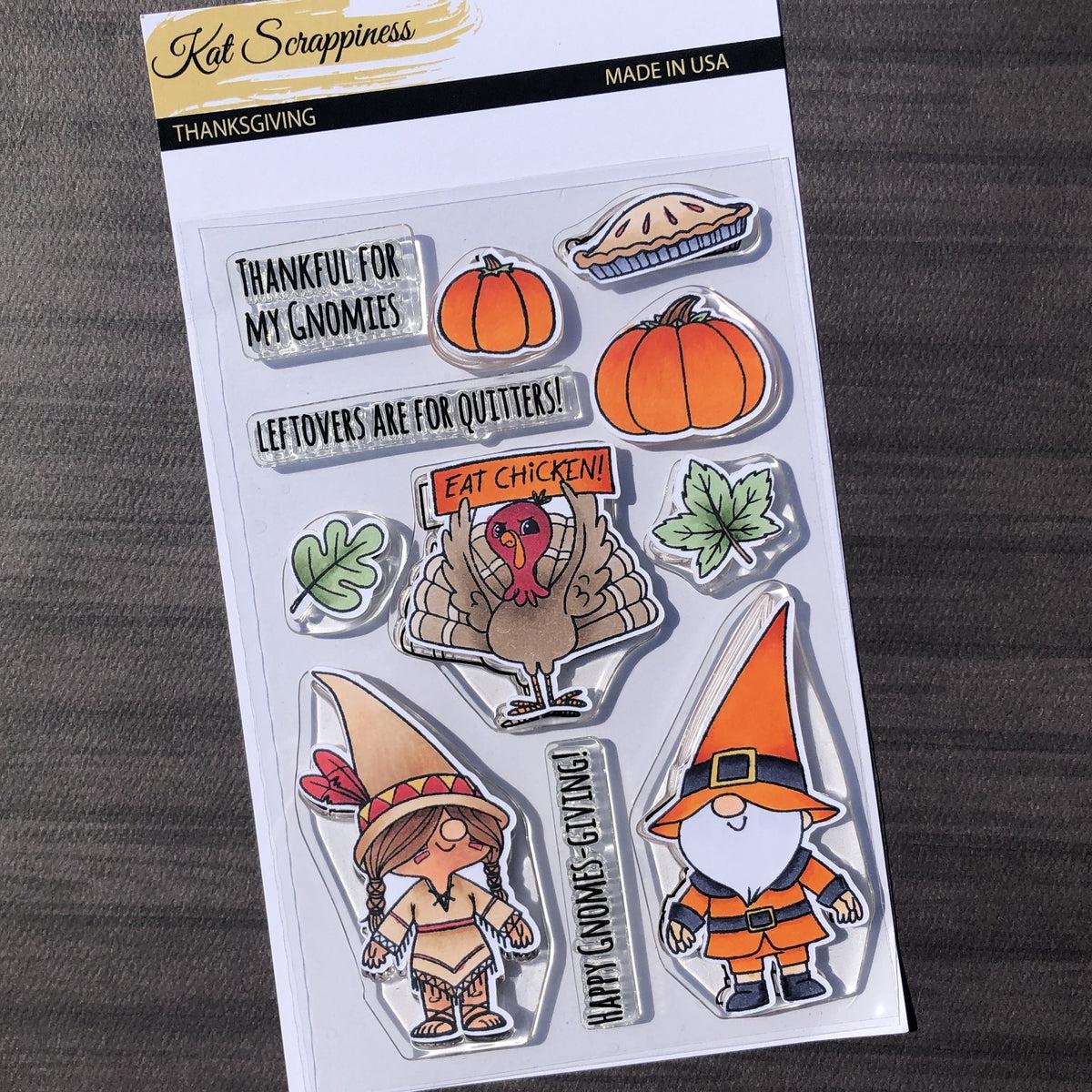 Thanksgiving Gnome Stamp Set