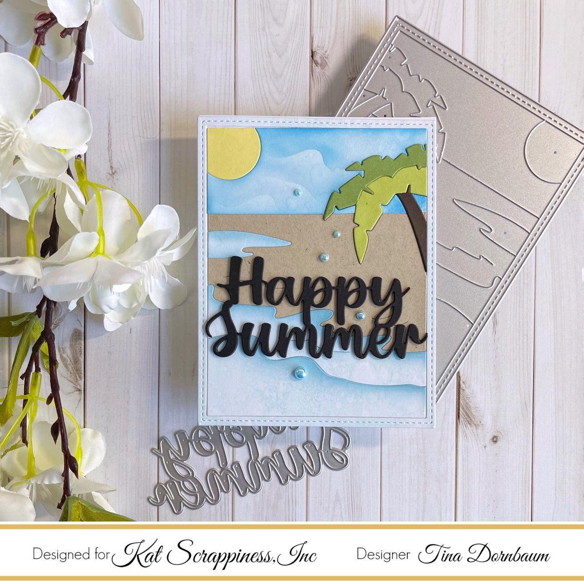 Happy Summer Word Dies With Shadow