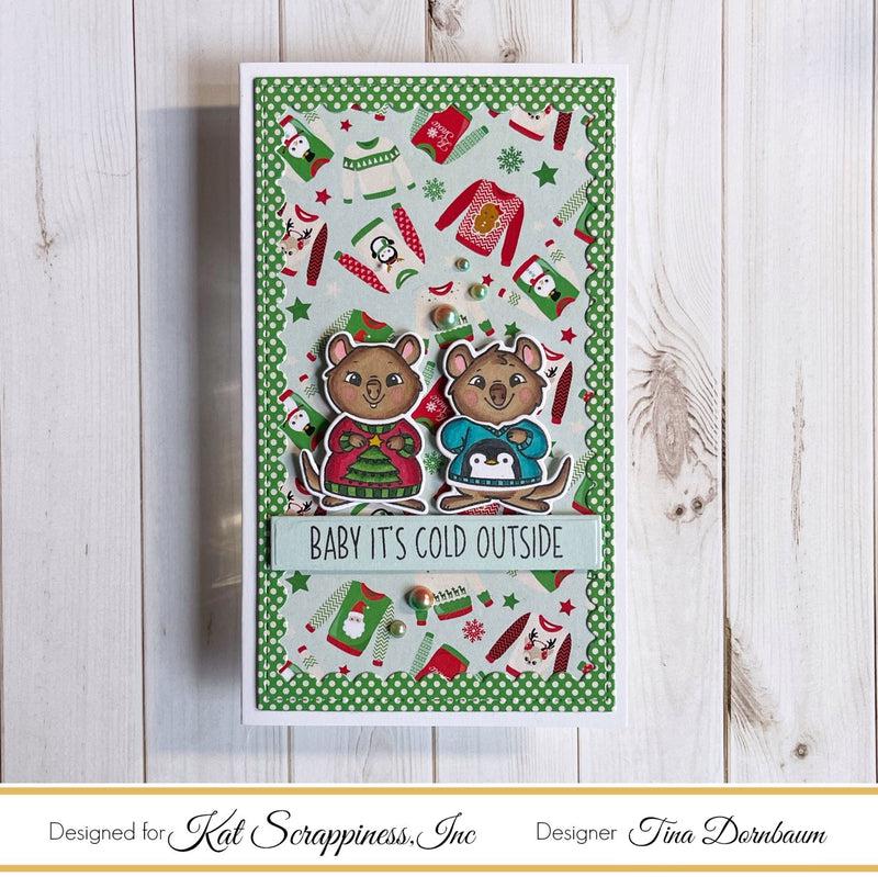 Ugly Sweater Slimline Paper PAD - CLEARANCE - RETIRING! - CLEARANCE!
