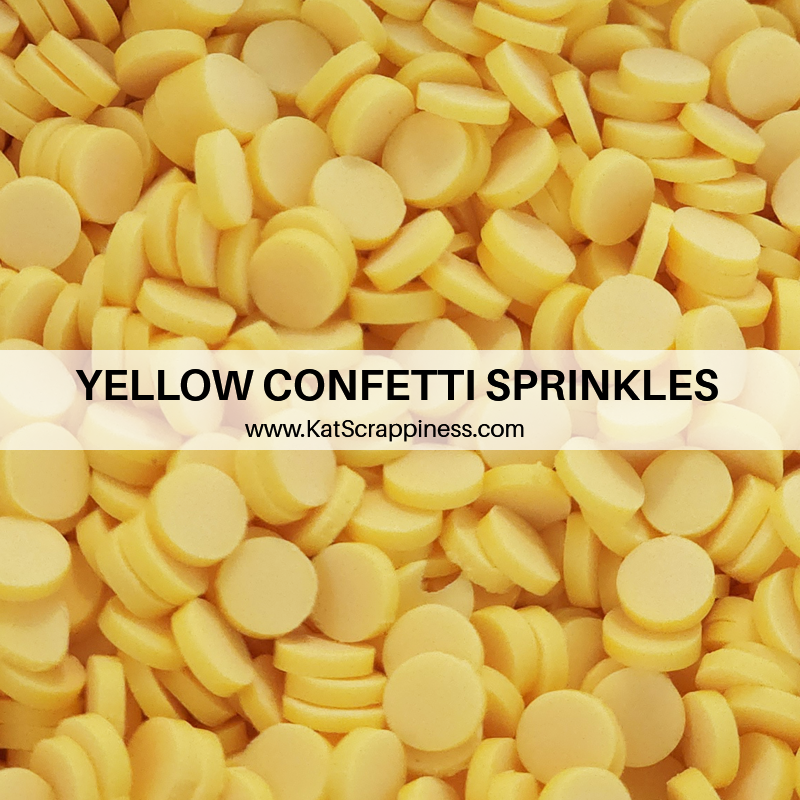 Yellow Confetti Sprinkles