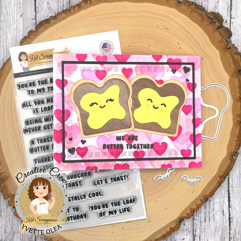 Butter Me Up Sentiment Stamps