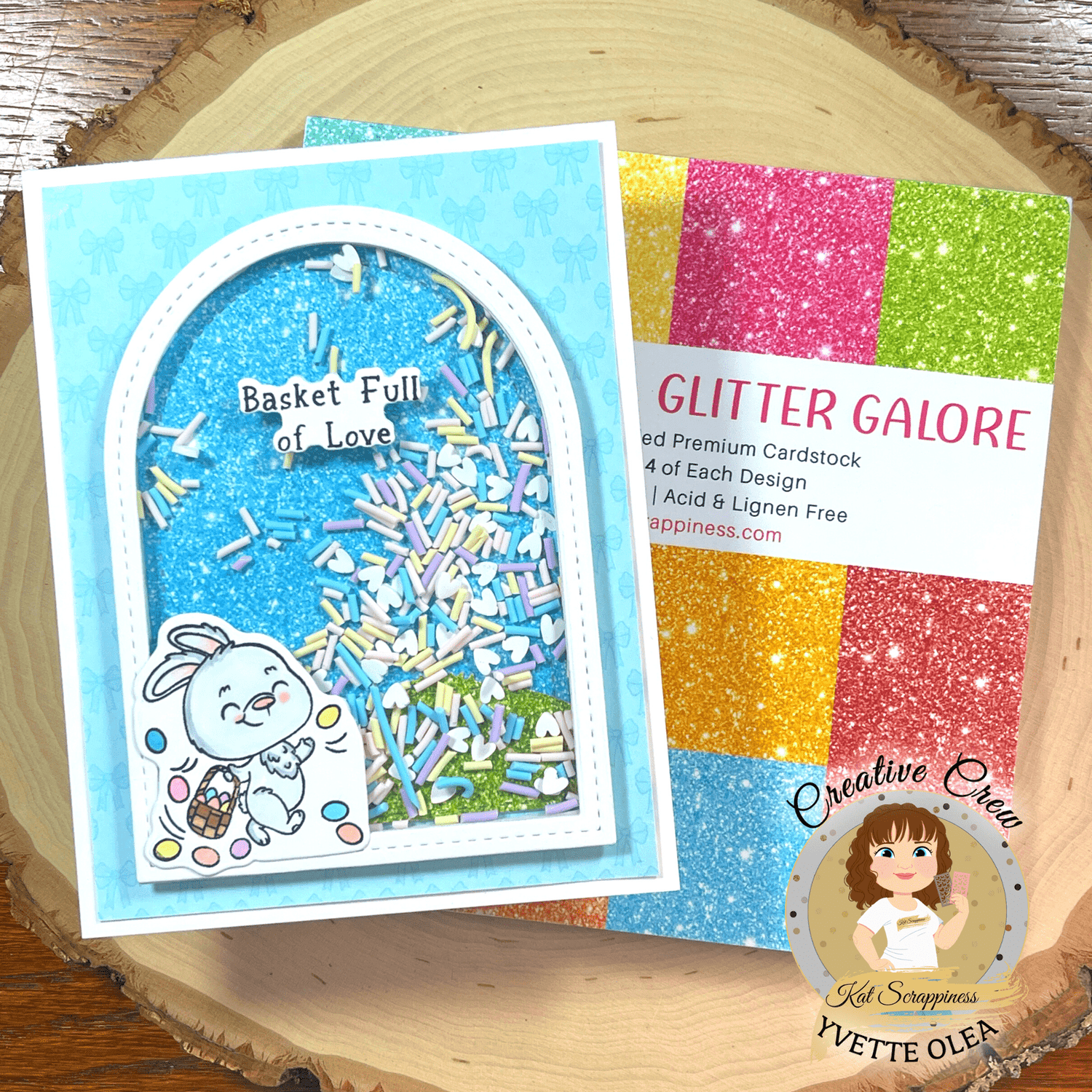 Glitter Galore 6x6 Faux Glitter Paper Pad