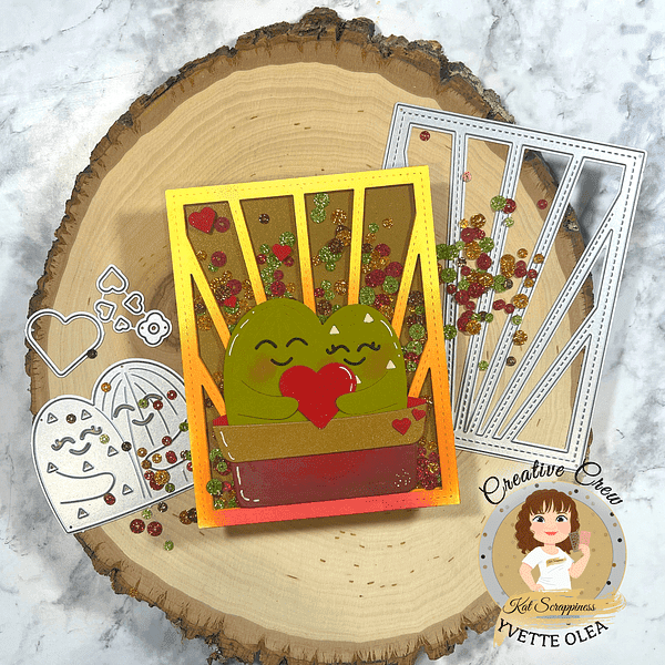 Stitched Sunray Background Craft Die