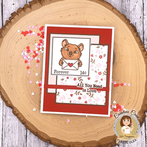 Be My Valentine 6x8 Stamp Set