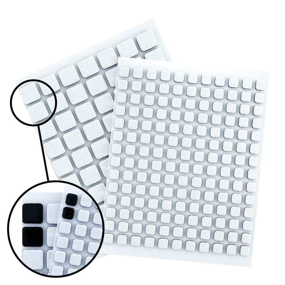 Spellbinders Card Shoppe Essentials Foam Squares Mix, Black, 1mm - Kat  Scrappiness