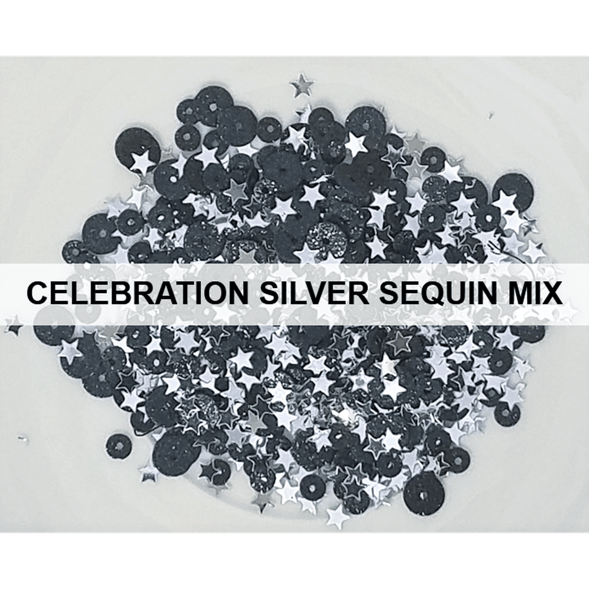 Celebrate Silver Sequin Mix - Kat Scrappiness