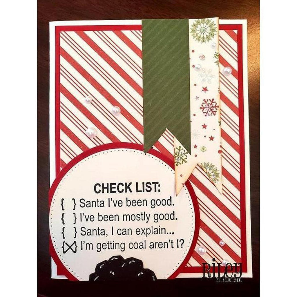 Check List Stamp by Riley & Co