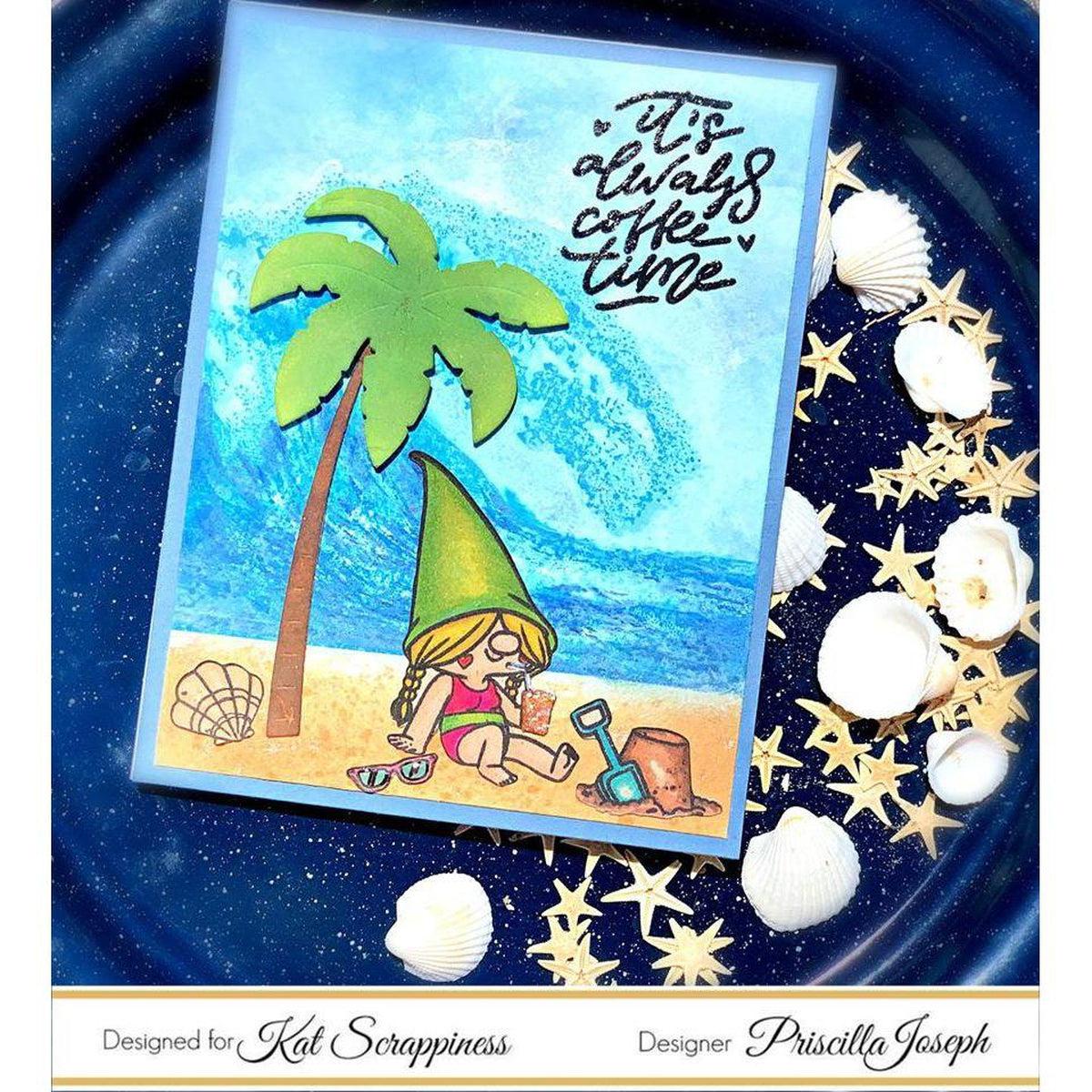 Summer Gnome Stamp Set by Kat Scrappiness - Kat Scrappiness