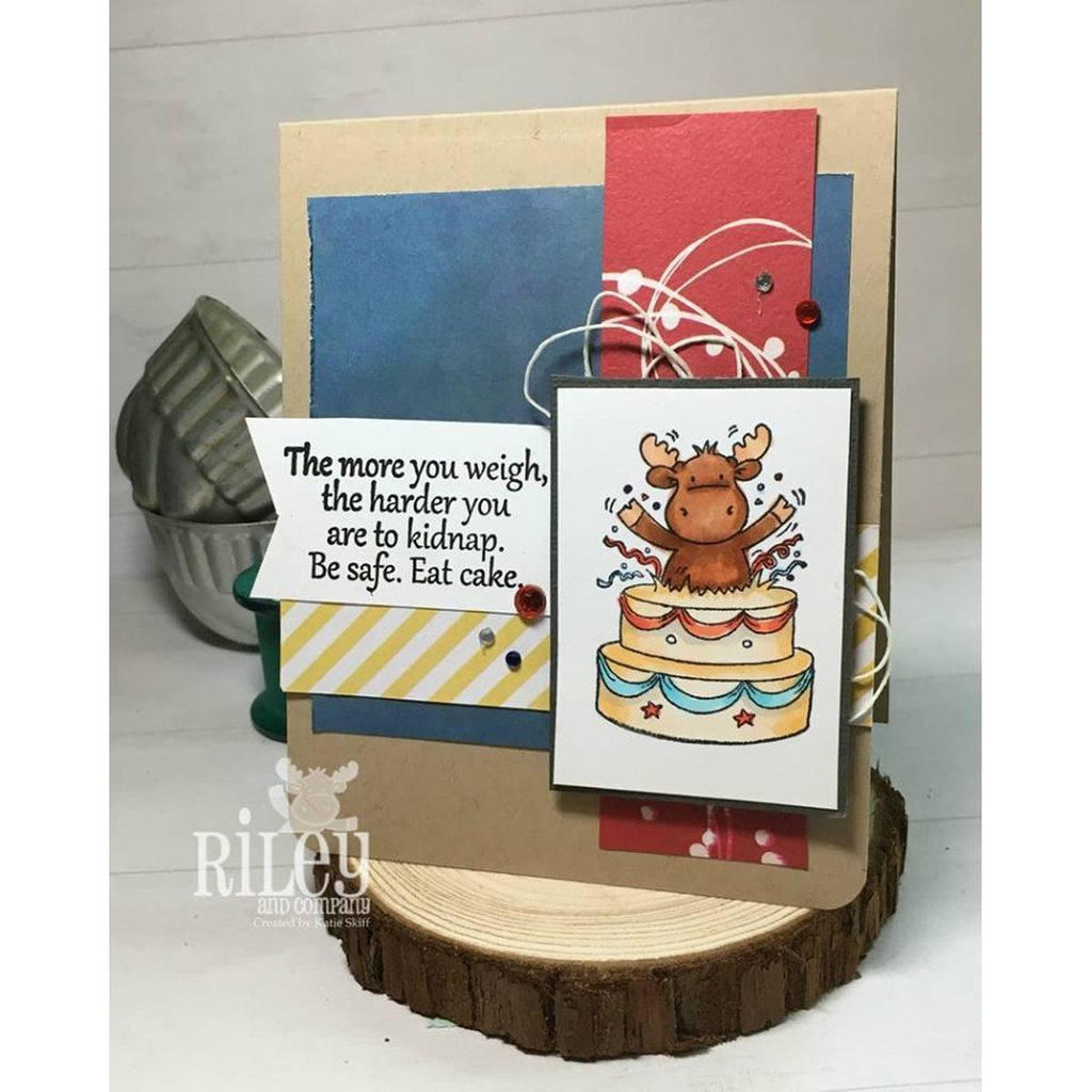 Eat Cake Cling Stamp by Riley & Co - Kat Scrappiness