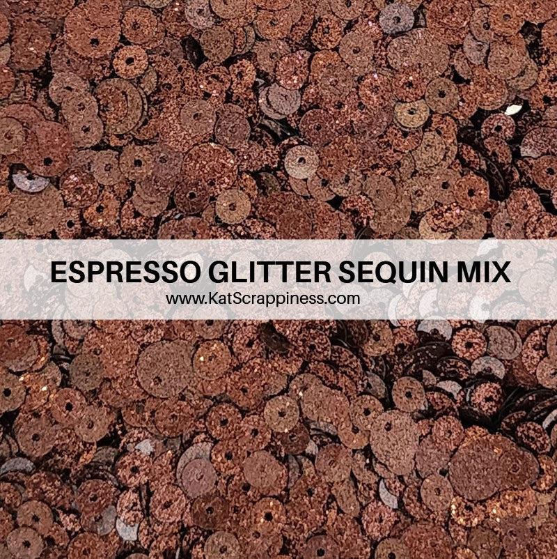 Glitter Sequin Mix - Espresso
