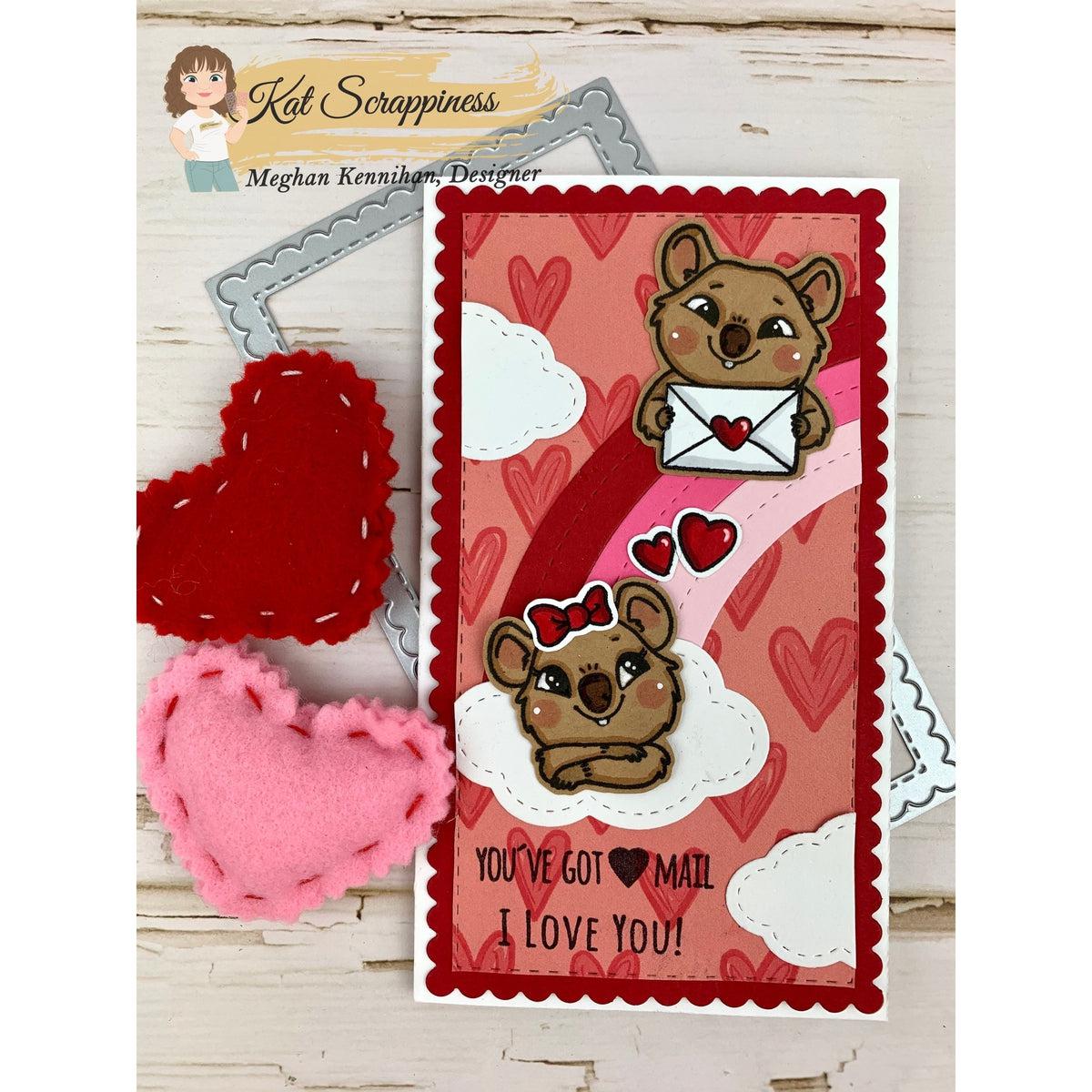 Valentine Quokka Stamp Set